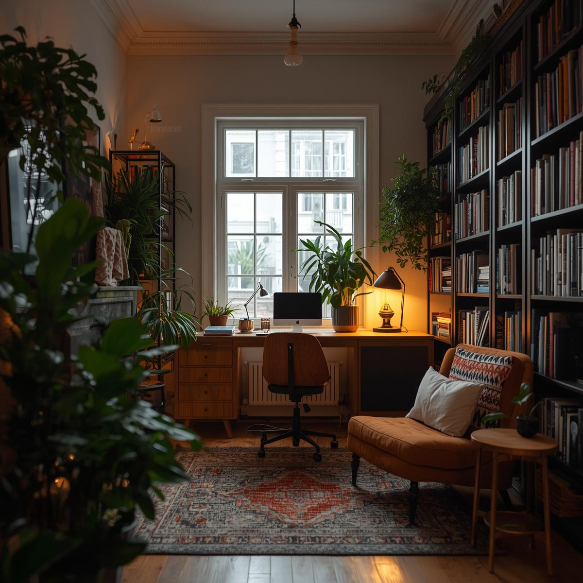 Cozy Study Area Healthy Life Creative Life - A cozy study